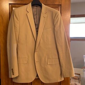 JCrew Ludlow chino suit. Jacket size 42R. Pants waist 34. Worn twice.